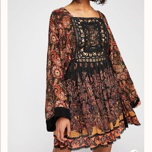NWT- Beautiful Boho Free People Dress - XS